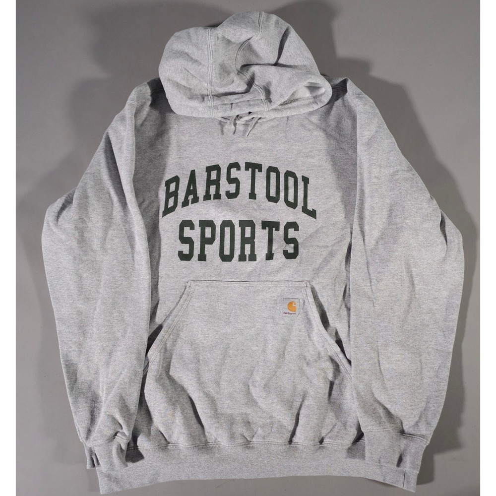 Carhartt Hoodie Mens XL Gray Barstool Sports Boston Loose Fit‎ TS0121-M